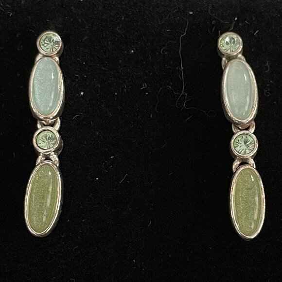 3/$17 Silver and Sea glass Pierced Earrings by Lauren Conrad - Picture 1 of 3